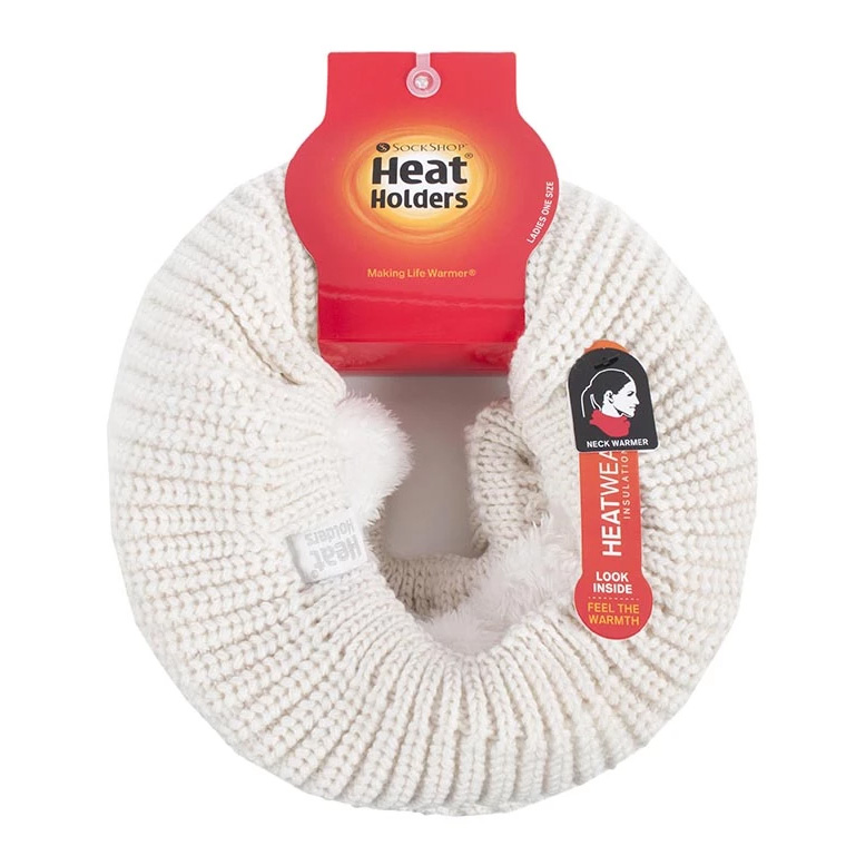 Heat Holders Womens Thermal Neck Warmer-cream