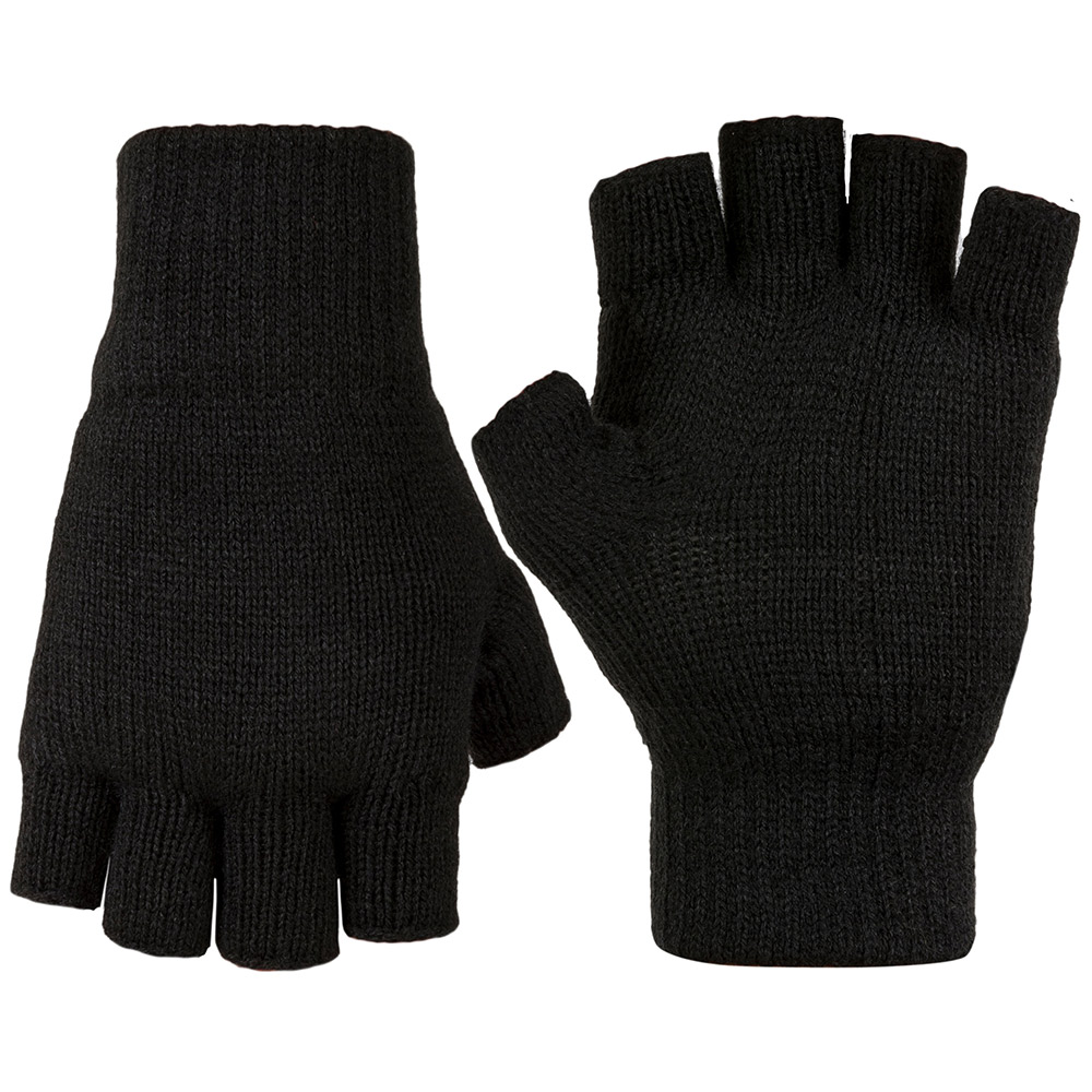 Highlander Stayner Fingerless Gloves - Black - L