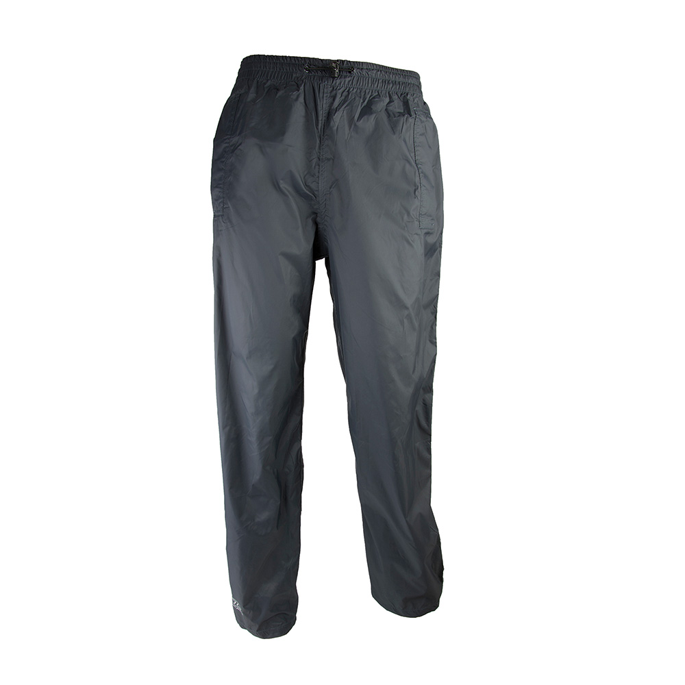 Highlander Stow and Go Waterproof Packaway Trousers-charcoal-2xl