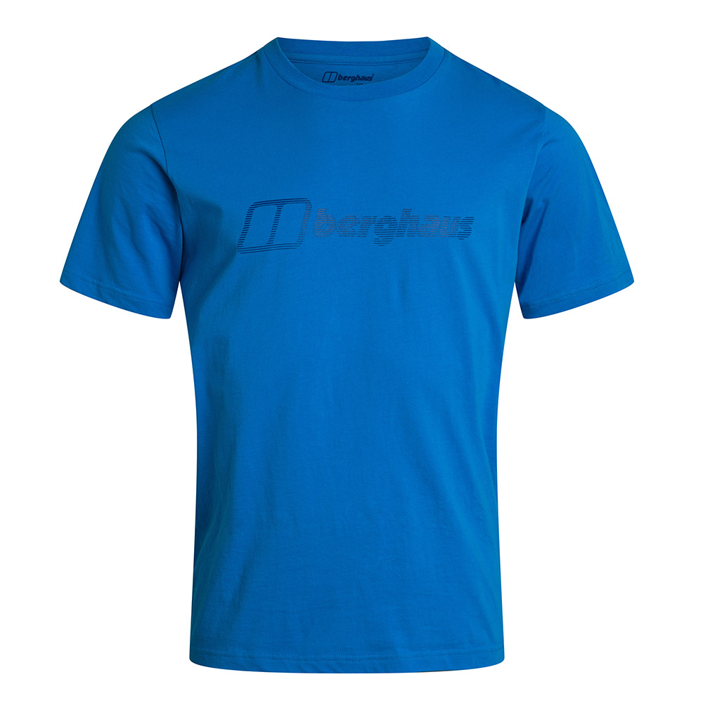 Berghaus Mens Modern Logo T-shirt-brilliant Blue-2xl