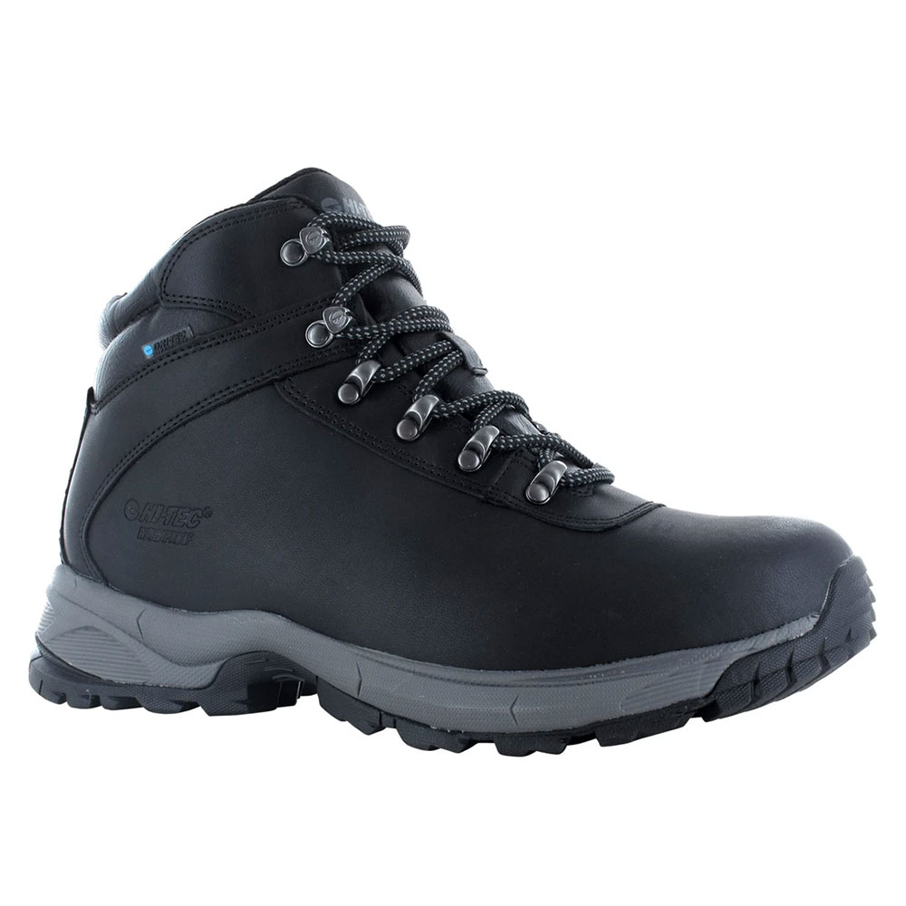 Hi-tec Mens Eurotrek Lite Waterproof Walking Boots - Black - 10