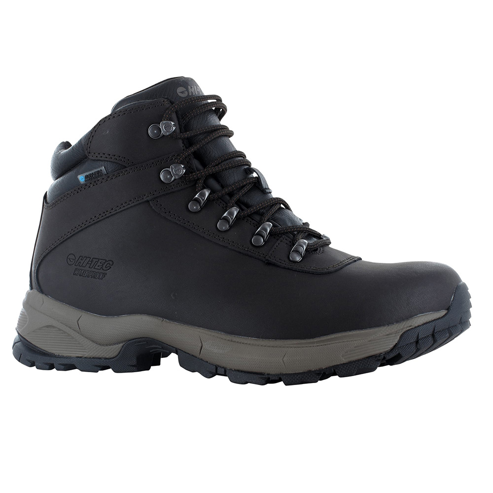 Hi-tec Mens Eurotrek Lite Waterproof Walking Boots - Dark Chocolate - 12