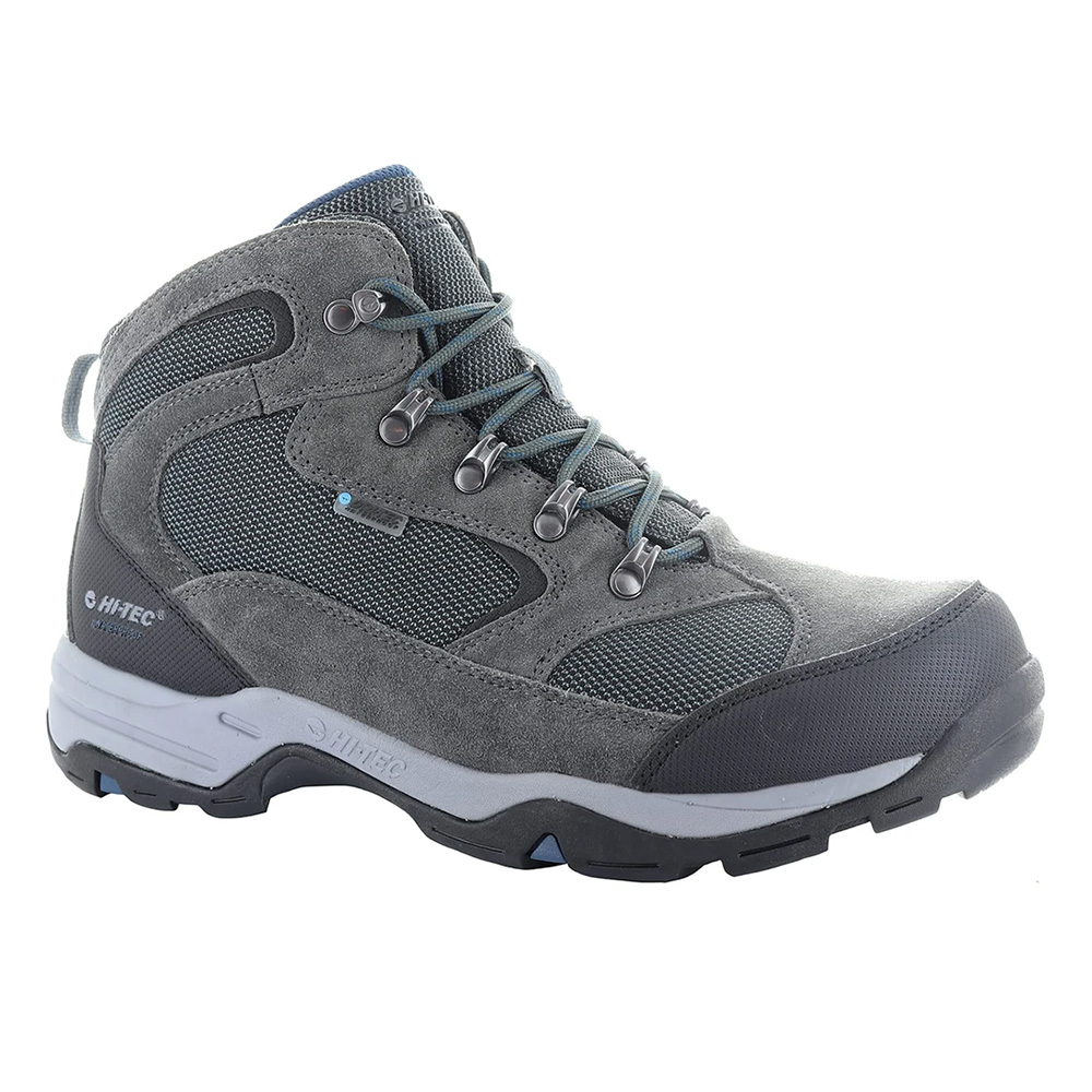 Hi-tec Mens Storm Wide Waterproof Light Hiking Boots-grey-10