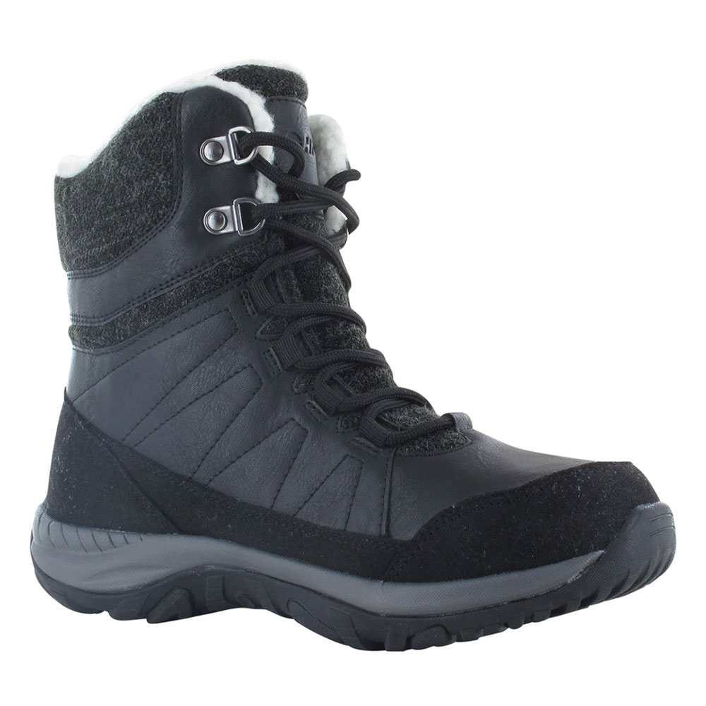 Hi-tec Womens Riva Mid Waterproof Winter Boots-black-4