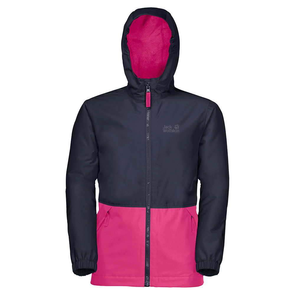 Jack Wolfskin Kids Snowy Days Waterproof Jacket-pink Peony-18-24 Months