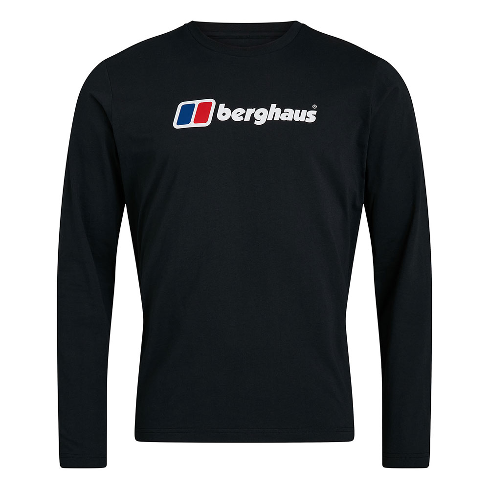 Berghaus Mens Organic Big Logo Long Sleeve T-shirt