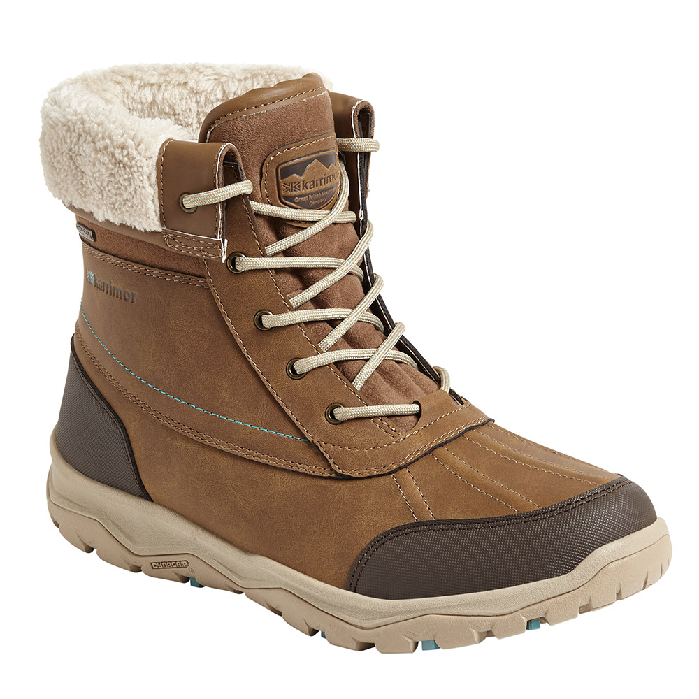 Karrimor Womens Edmonton Weathertite Snow Boots-brown-4