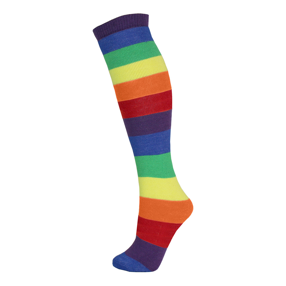 Manbi Adults Patterned Tube Socks - Rainbow
