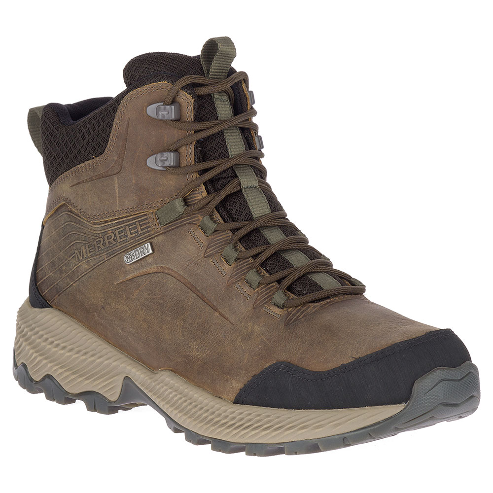 Merrell Mens Forestbound Mid Waterproof Walking Boots-cloudy-12