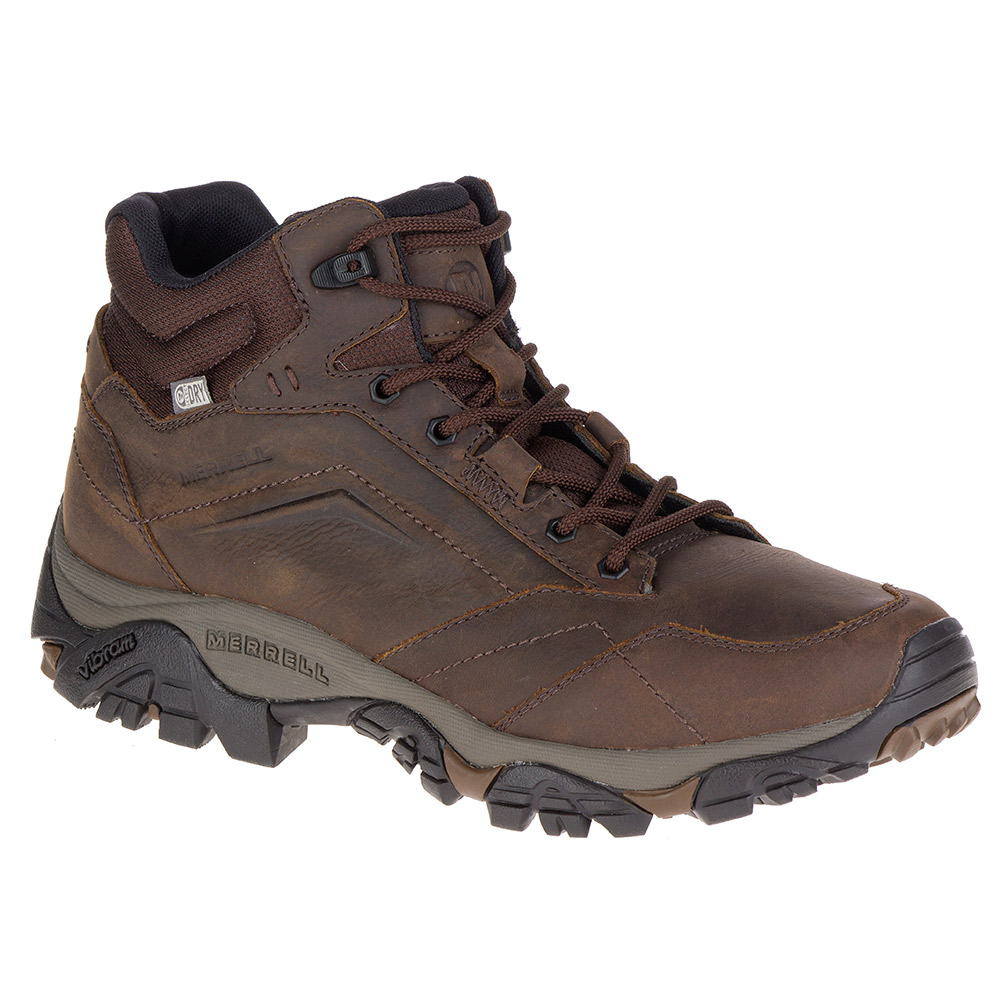 Merrell Mens Moab Adventure Waterproof Hiking Boots-dark Earth-10