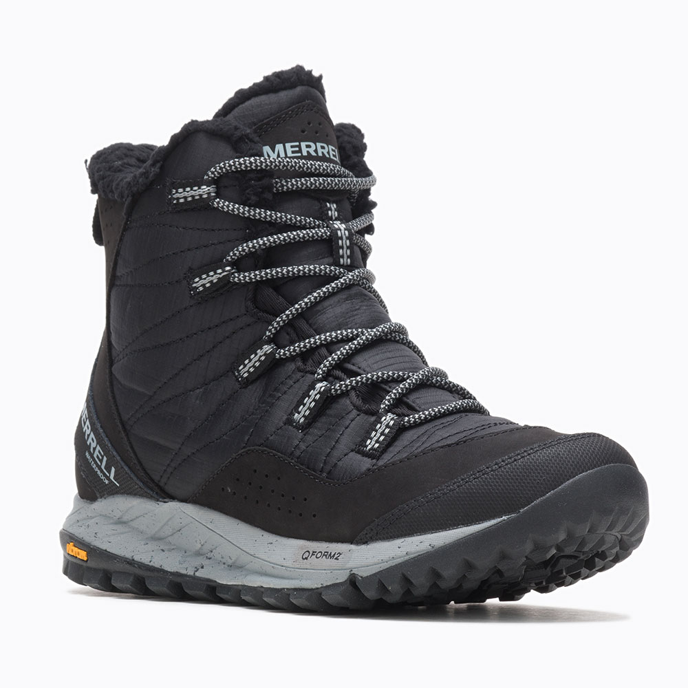 Merrell Womens Antora Waterproof Sneaker Boots-black-4