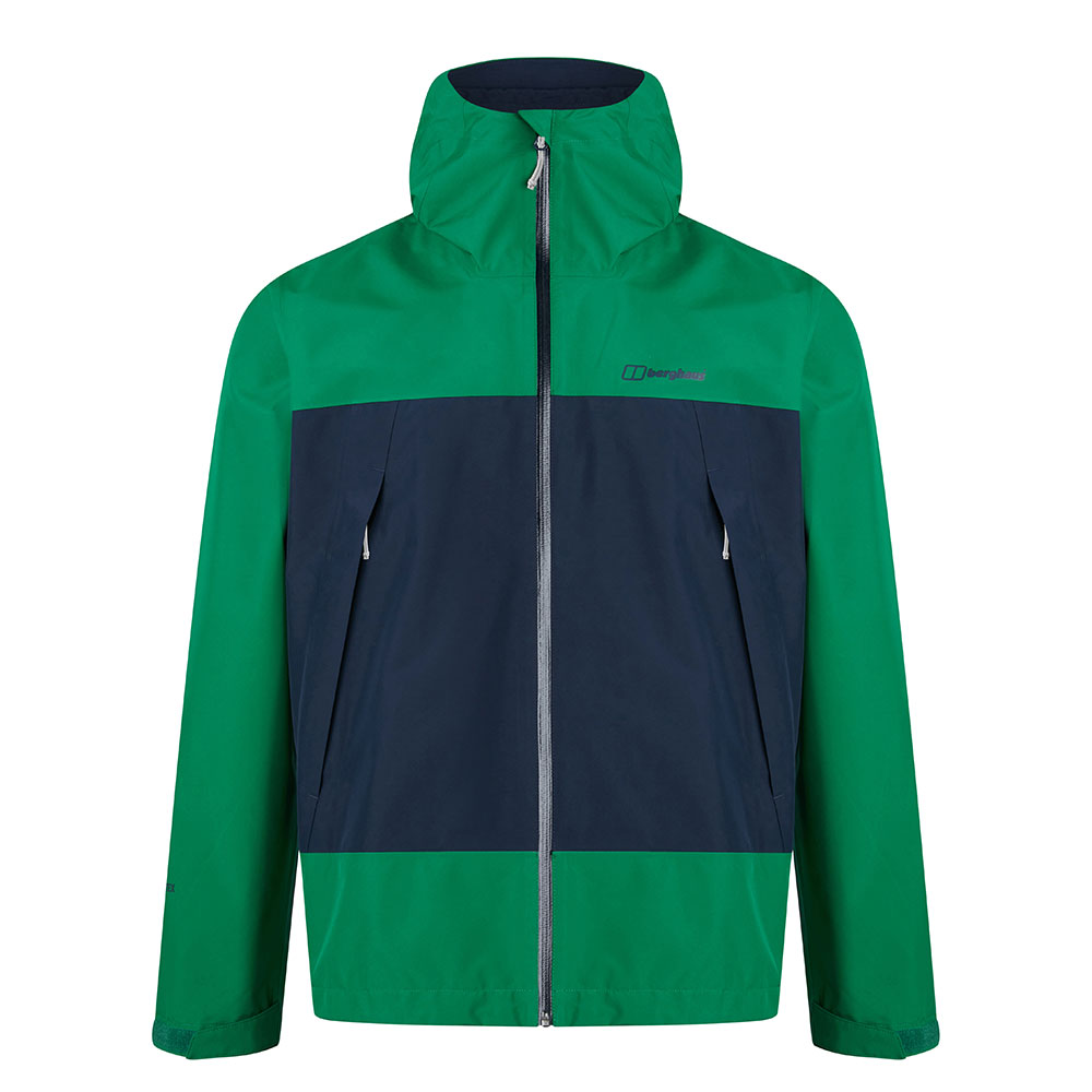 Berghaus Mens Paclite Dynak Gore-tex Jacket-verdant Green / Dusk-l
