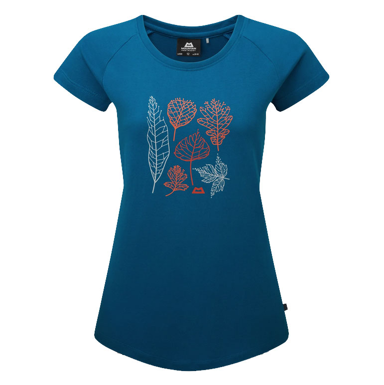 Mountain Equipment Womens Leaf T-shirt-alto Blue-12