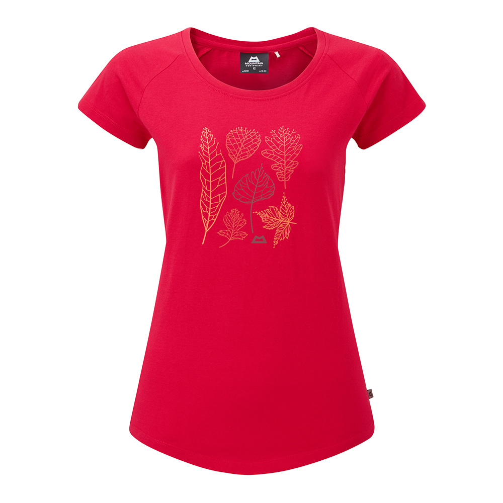 Mountain Equipment Womens Leaf T-shirt-capsicum Red-12