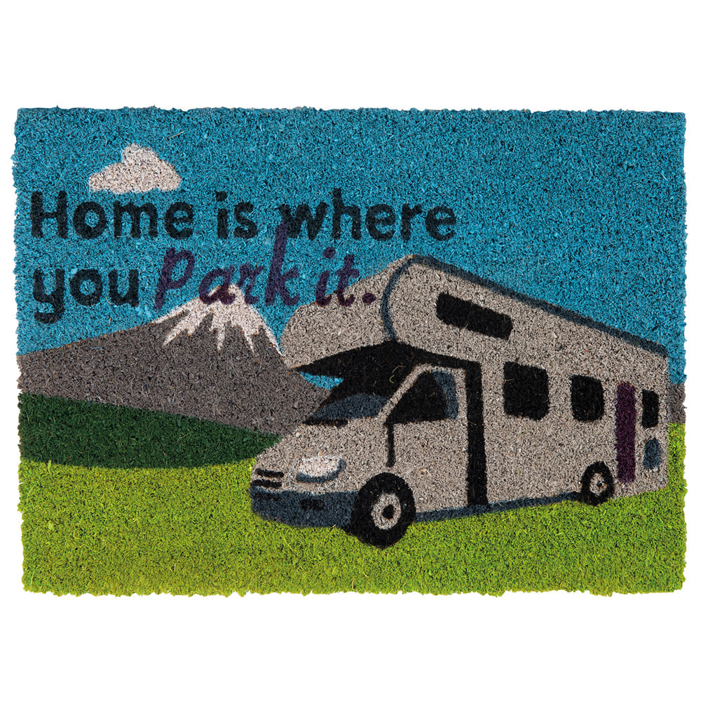 Quest Heavy Duty home Is Where You Park It Motorhome Mat
