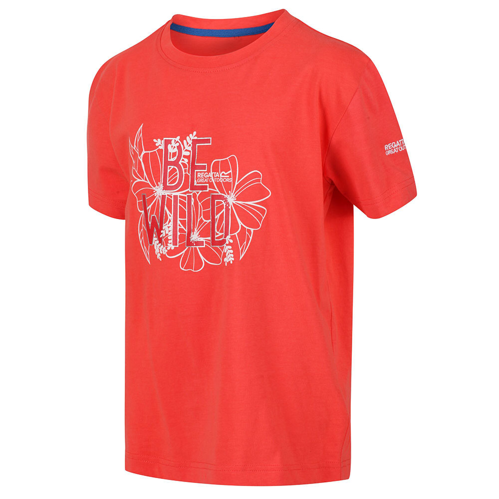 Regatta Kids Bosley Iii T-shirt-fiery Coral-3-4 Years