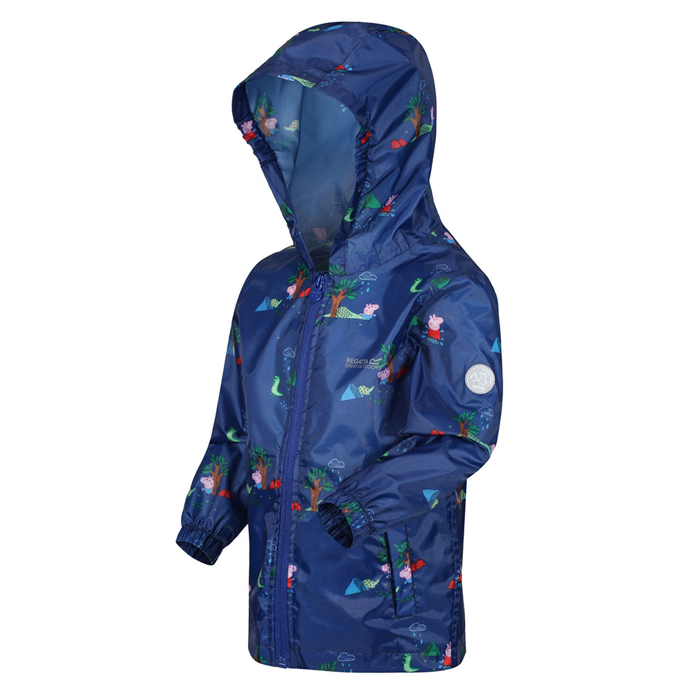 Regatta Kids Peppa Pig Pack It Waterproof Jacket-new Royal-12-18 Months