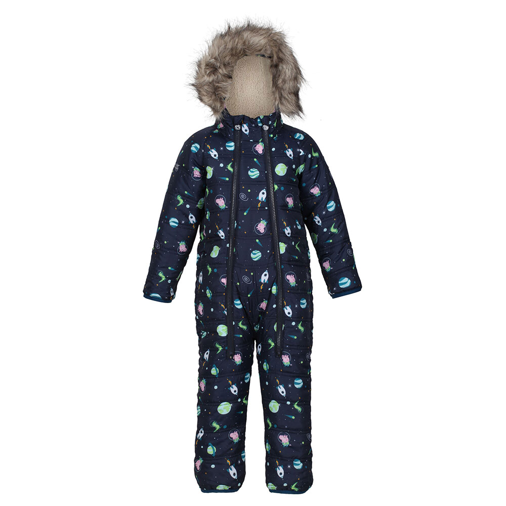 Regatta Kids Peppa Pig Padded All In One Suit-navy-12-18 Months