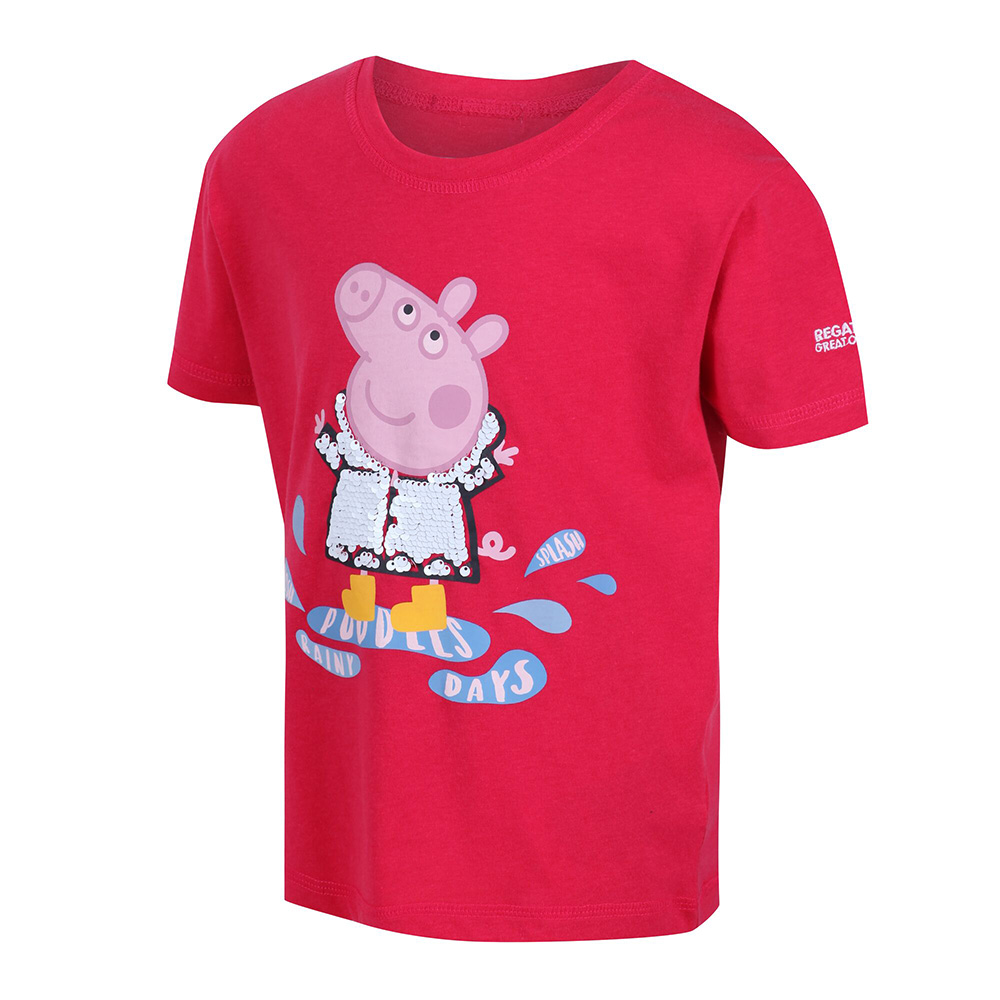 Regatta Kids Peppa Pig T-shirt-bright Blush-18-24 Months