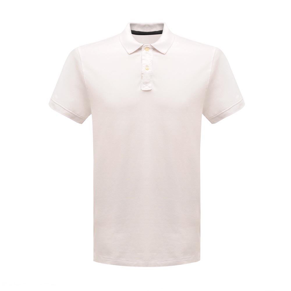 Regatta Mens Classic Polo T-shirt - White - L