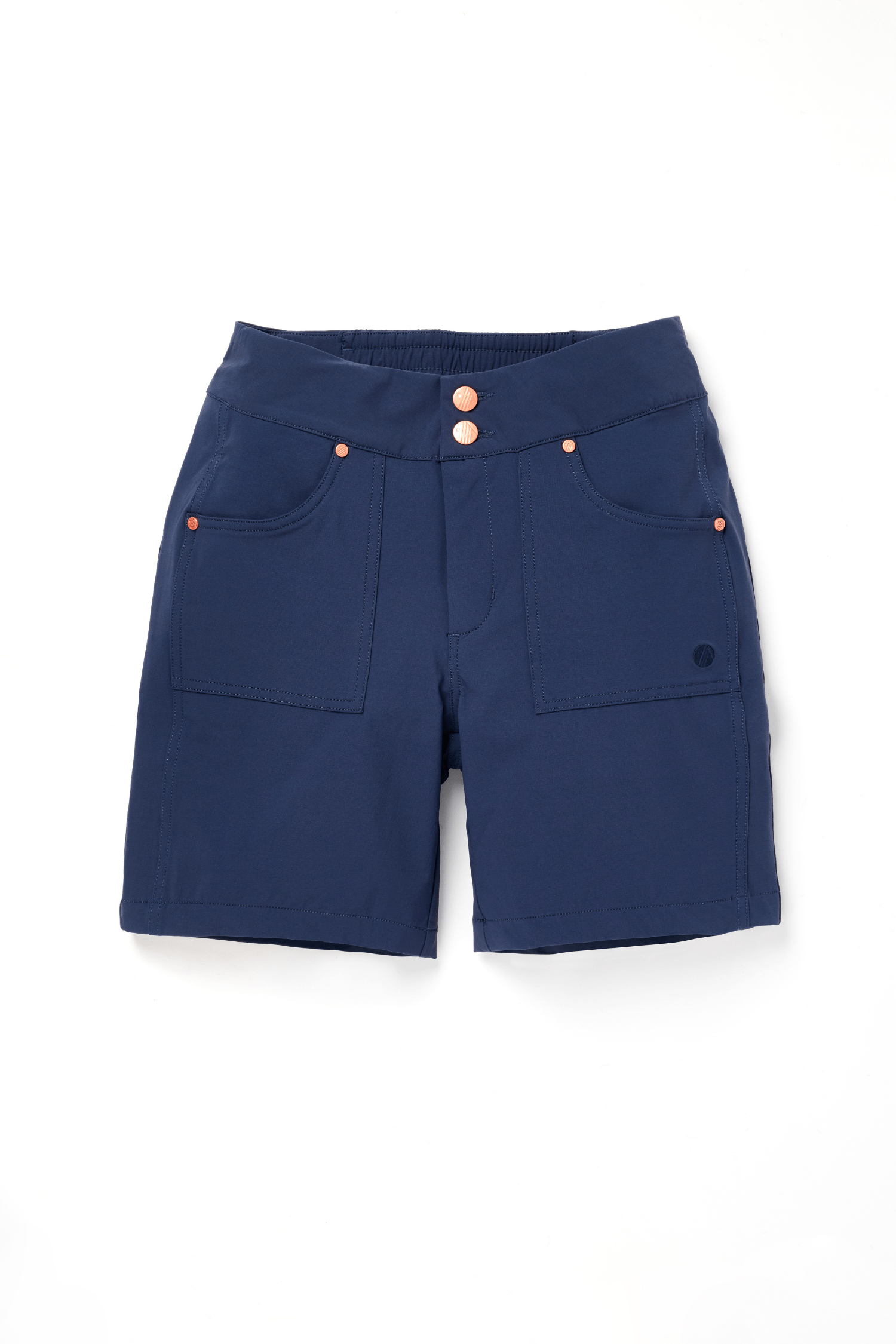 Acai Shorts - Mid Length Trek Shorts - Deep Navy - 34 / Uk16 - Womens