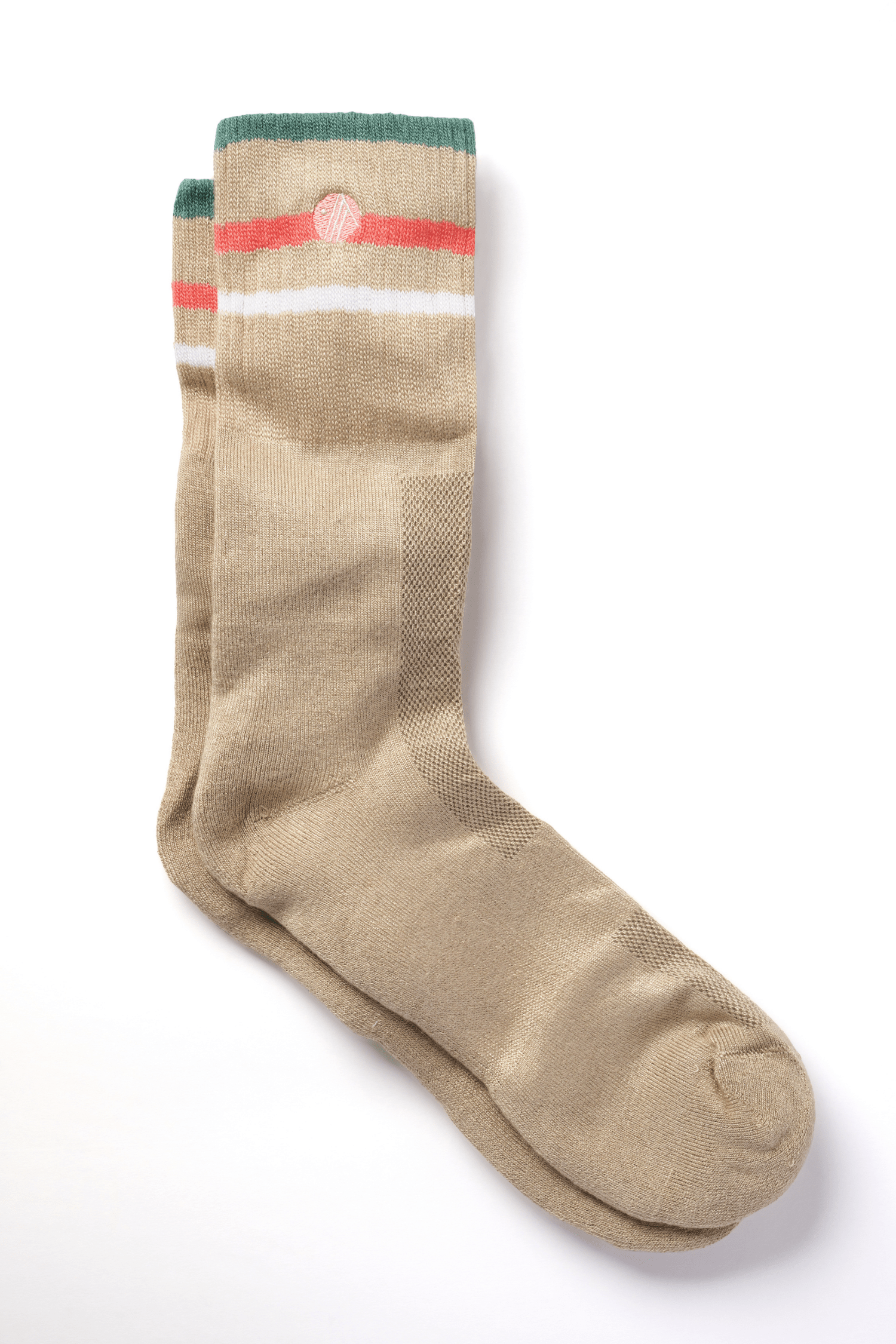 Acai Socks - Bamboo Hiking Socks - Lily Pad Stripe - Os - Womens
