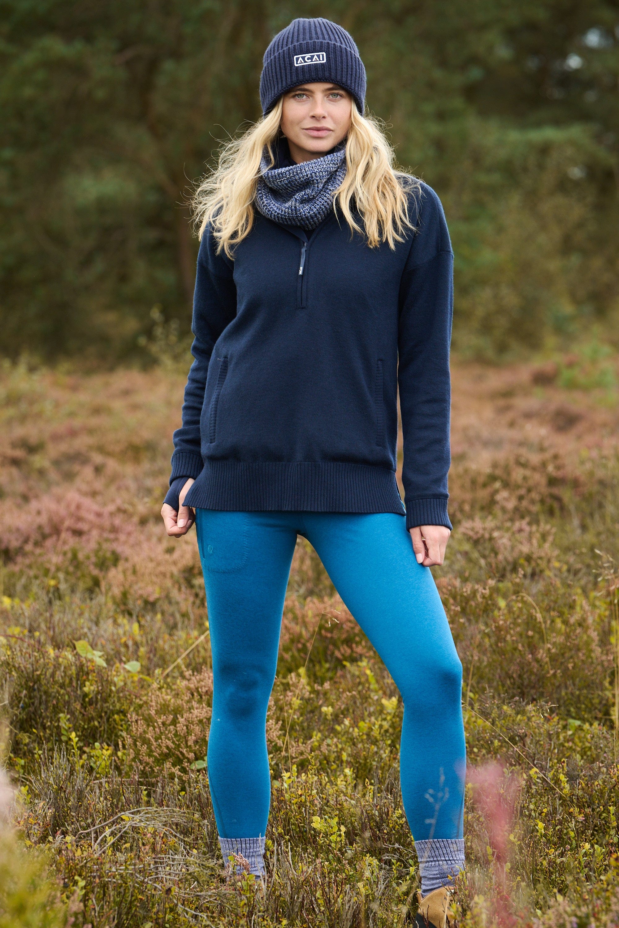 Acai Sweatshirts - Windchaser Sweater - Midnight Blue - Uk12 - Womens