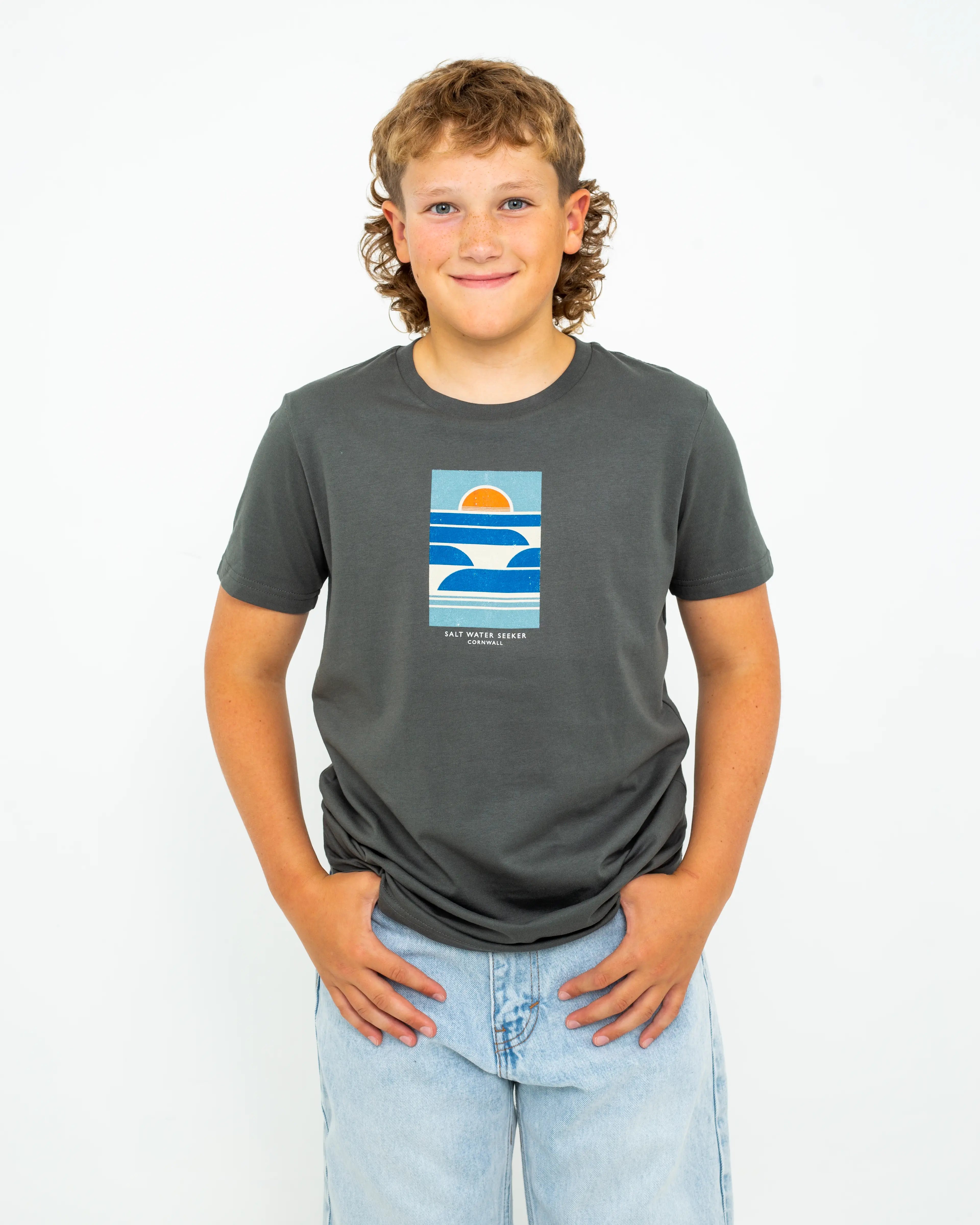 Boys Dream T-shirt In Charcoal