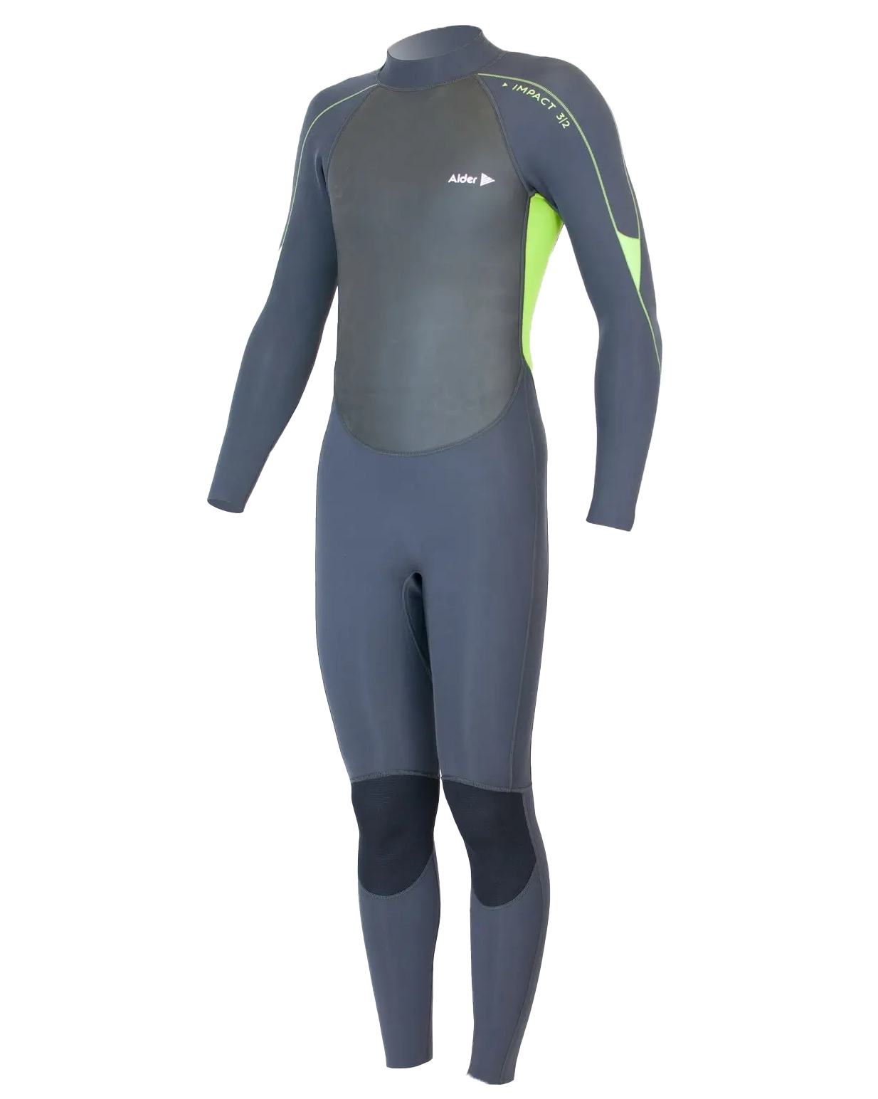 Boys Impact 3/2mm Back Zip Wetsuit In Green