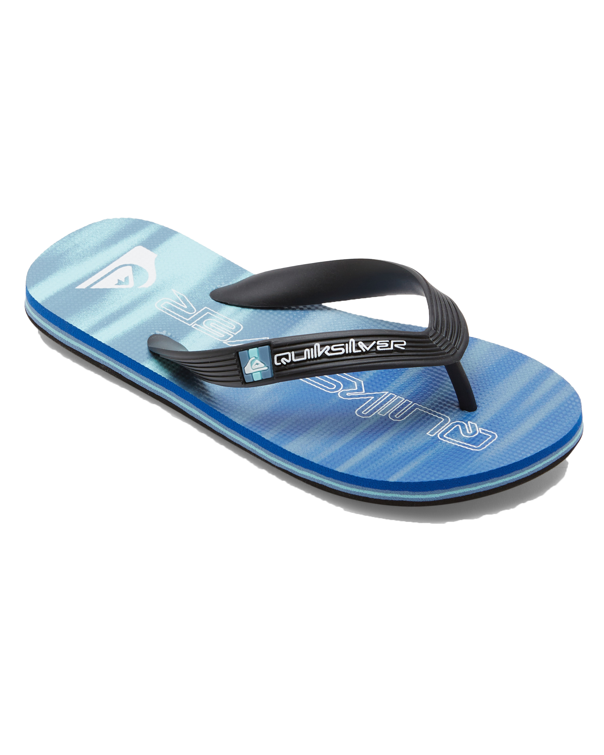 Boys Molokai Art Ii Flip Flops In Blue 2