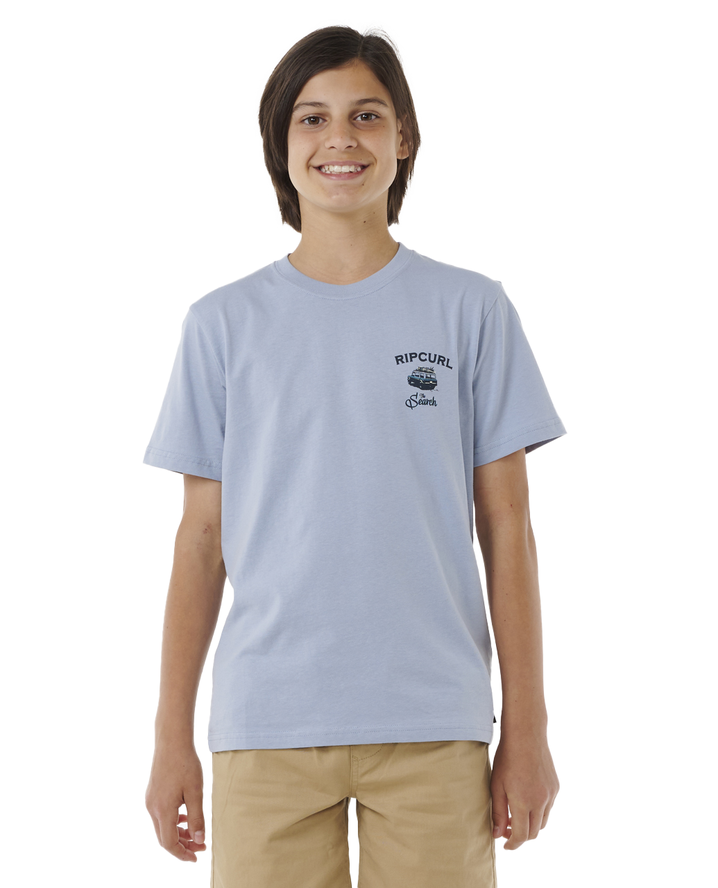 Boys Search Trip T-shirt In Spray Blue