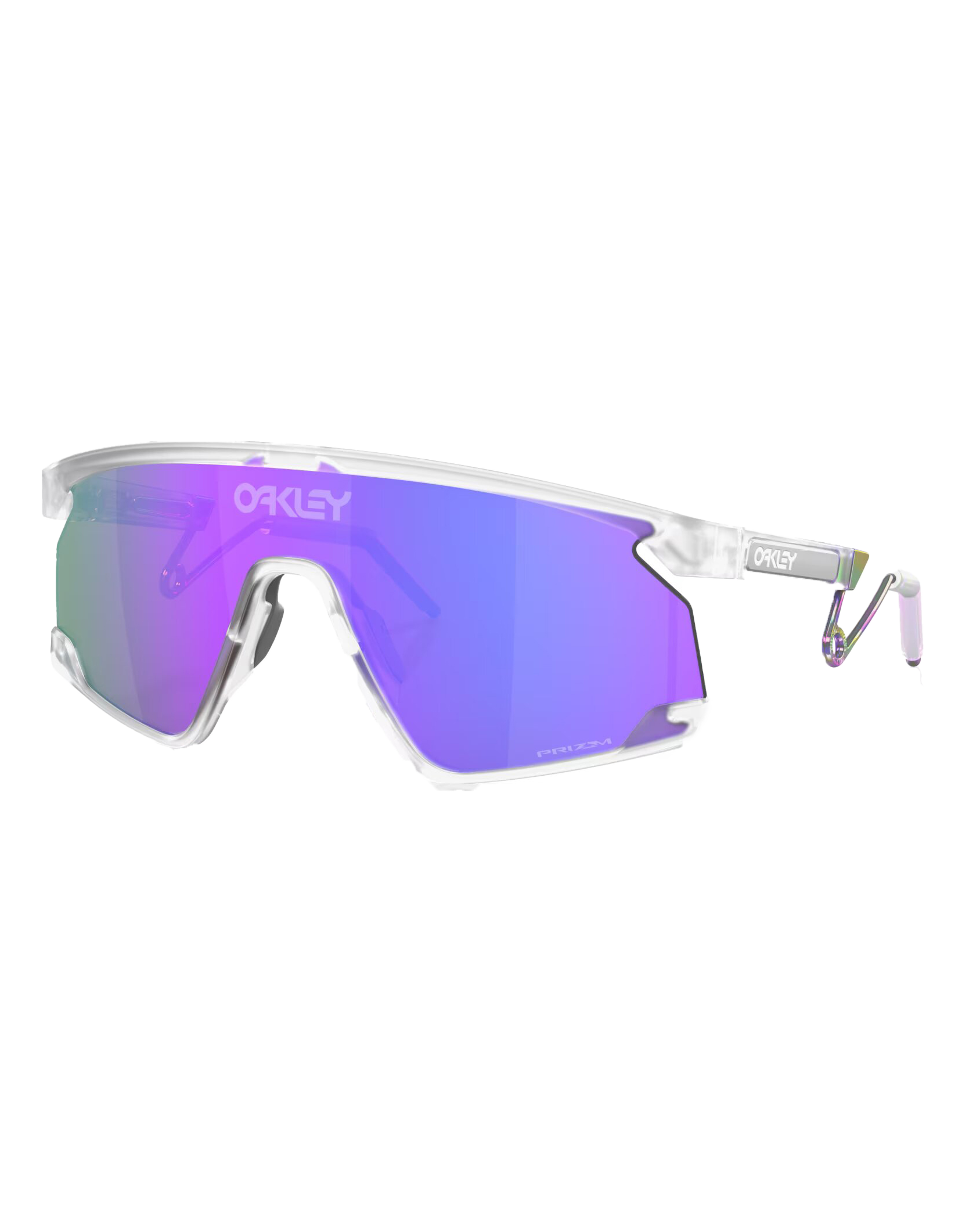 Bxtr Metal Prizm Sunglasses In Matte ClearandPrizm Violet