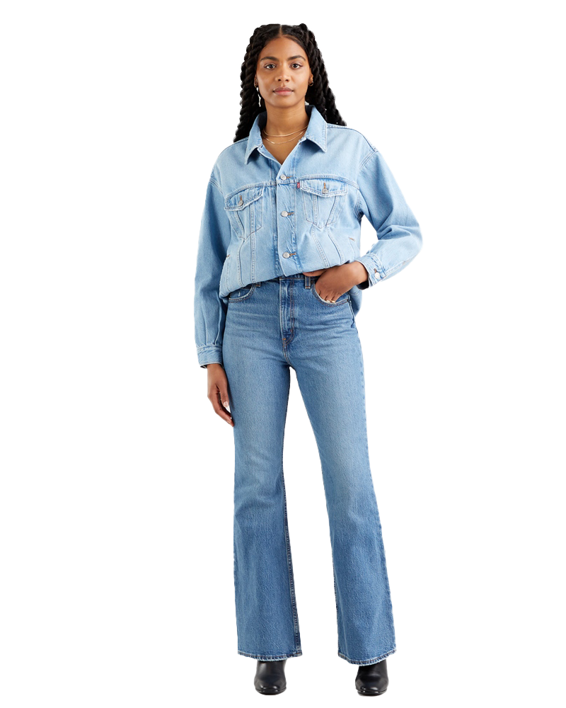 70s High Flare Jeans In Sonoma Walks