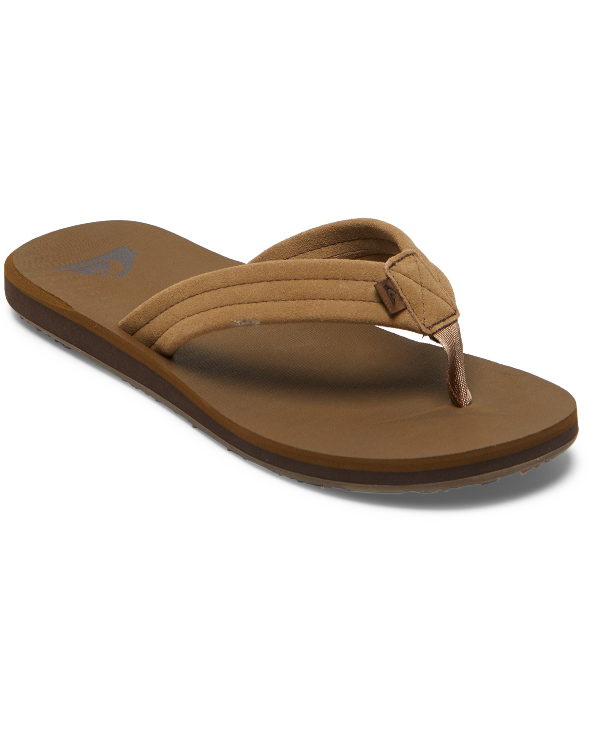 Carver Suede Core Flip Flops In Tan