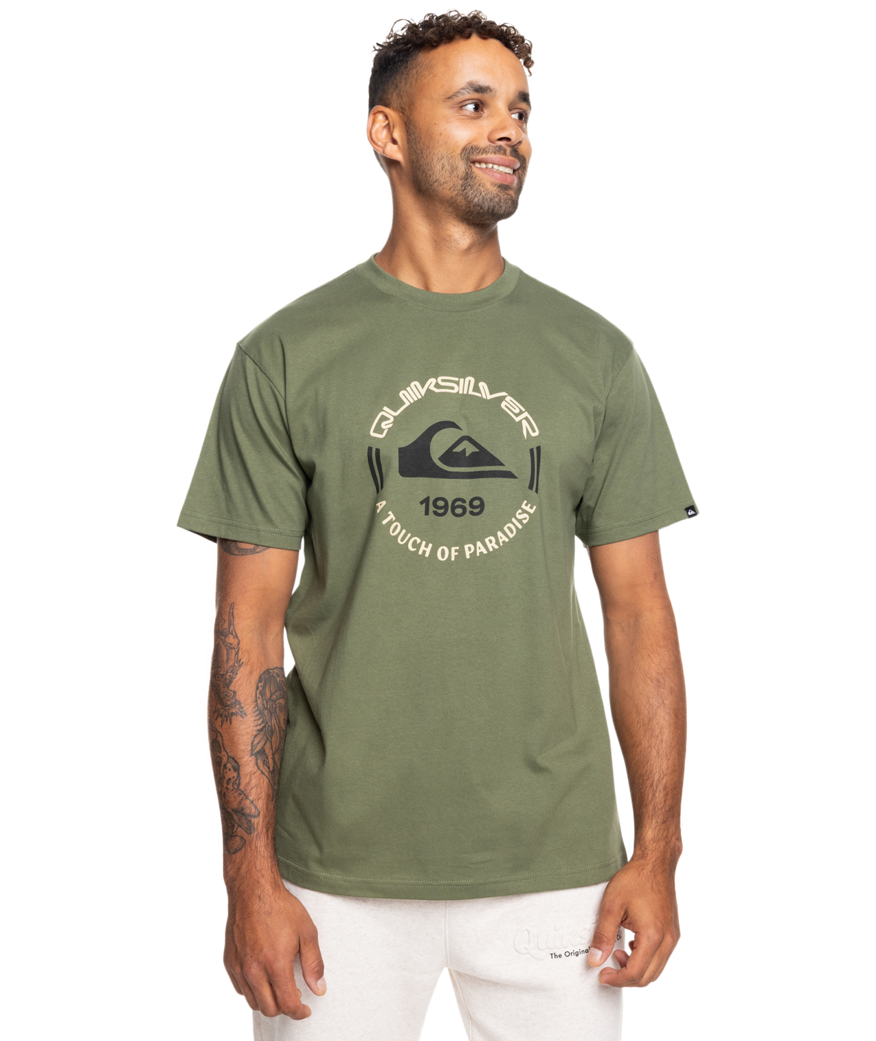 Circle Logo T-shirt In Four Leaf Clover