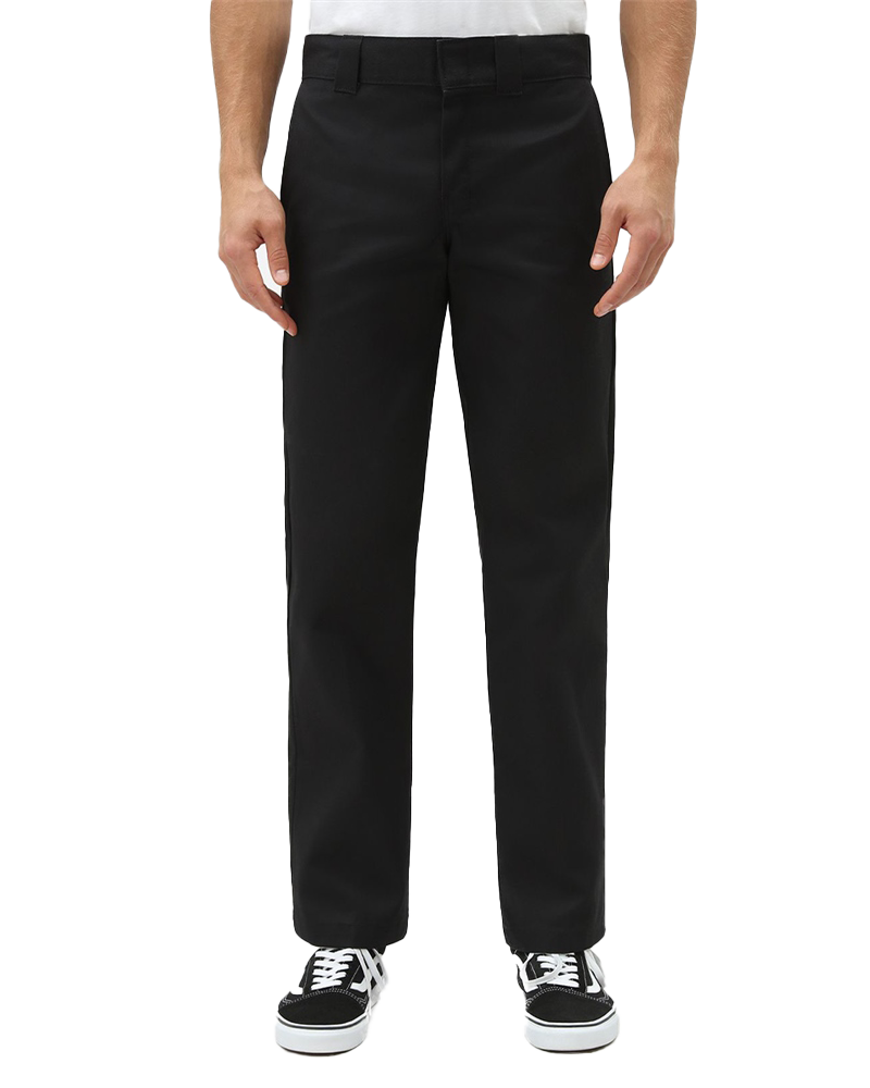 873 Slim Straight Work Trousers In Black