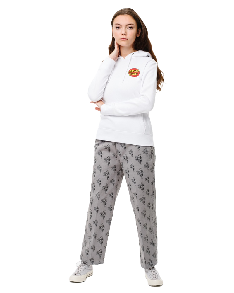 Classic Dot Hoodie In White