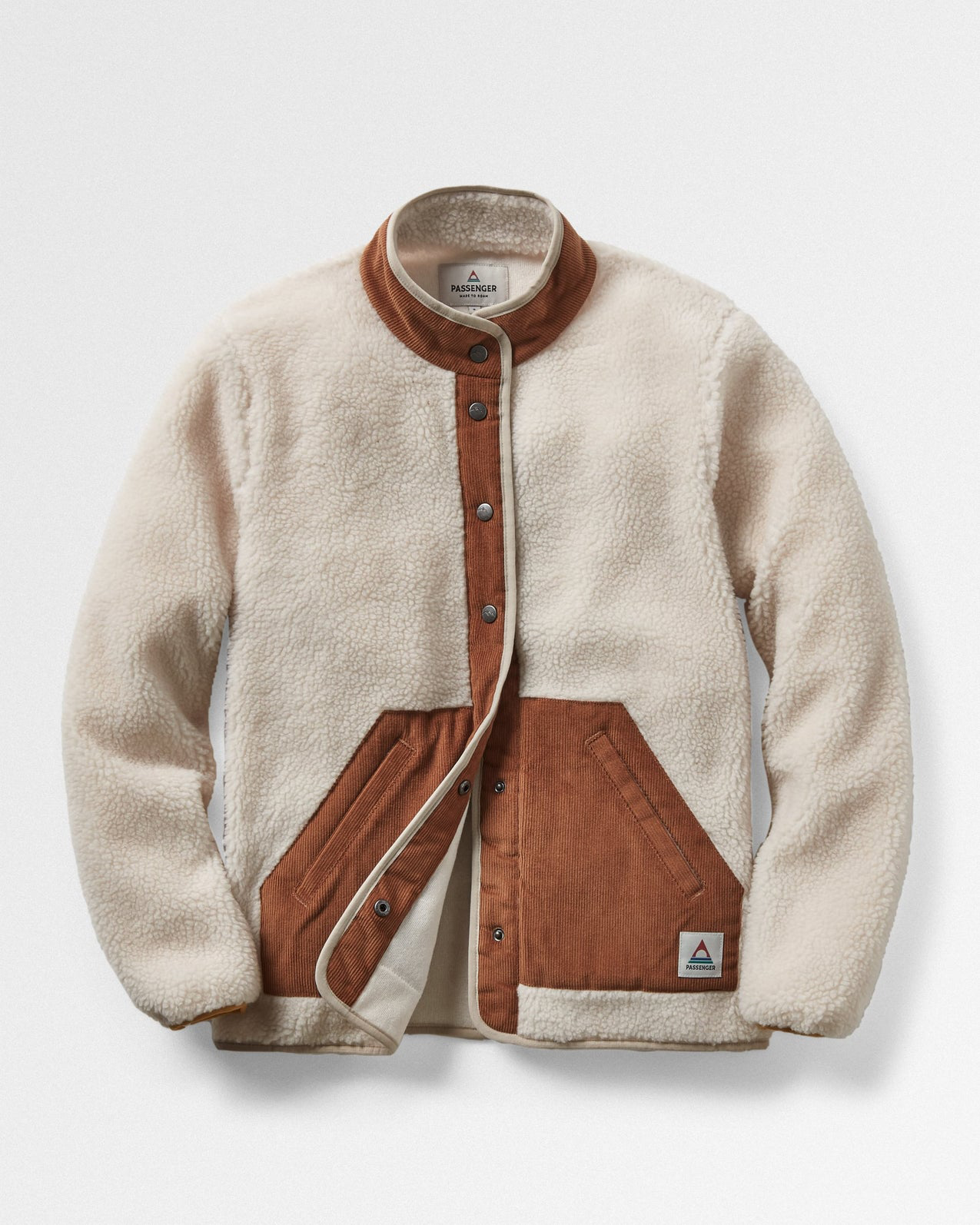 Clover 2.0 Fleece Jacket In Vintage White