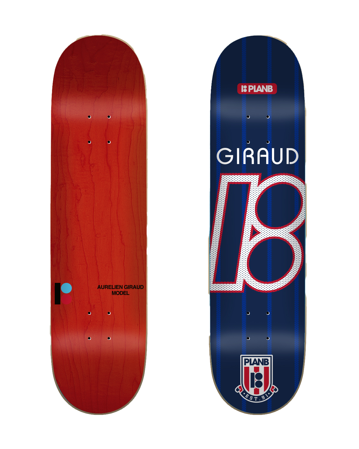 College Aurelien 8.0 Deck In Blue