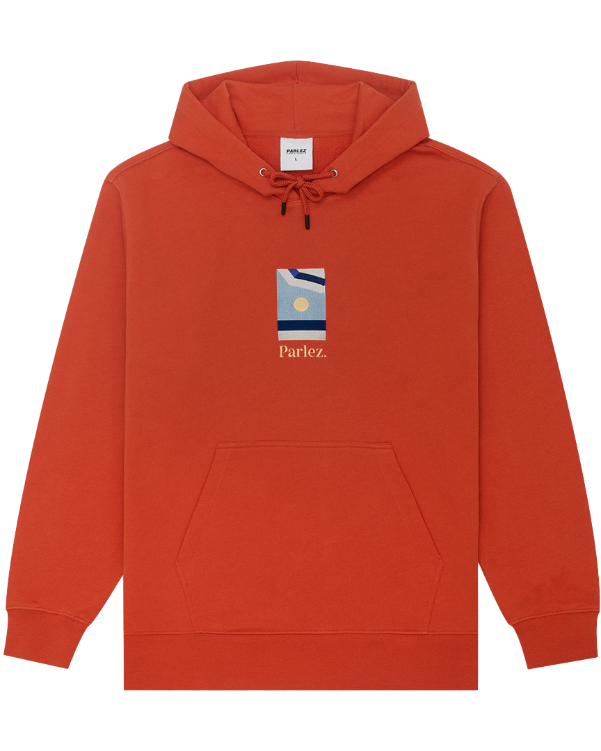 Copa Hoodie In Burnt Ochre