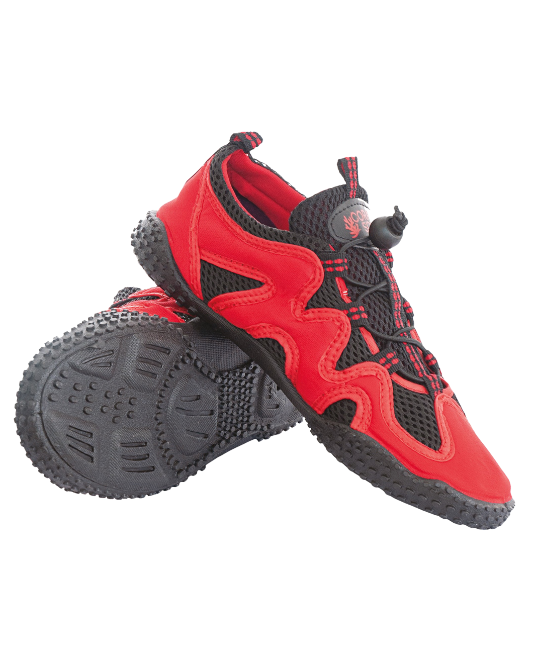 Coral Soul Youth Beach Shoes In Red