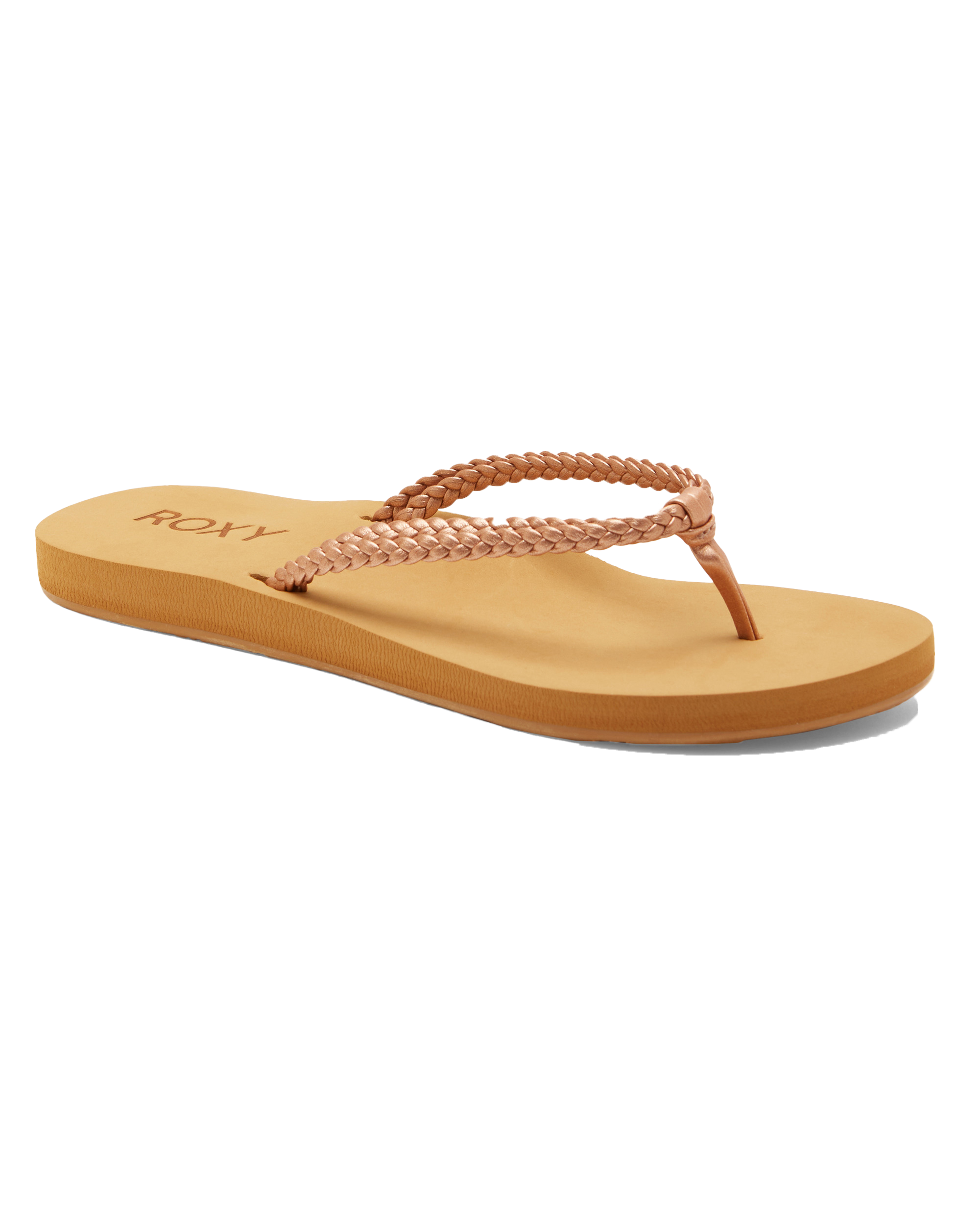 Costas Ii Flip Flops In Rose Gold