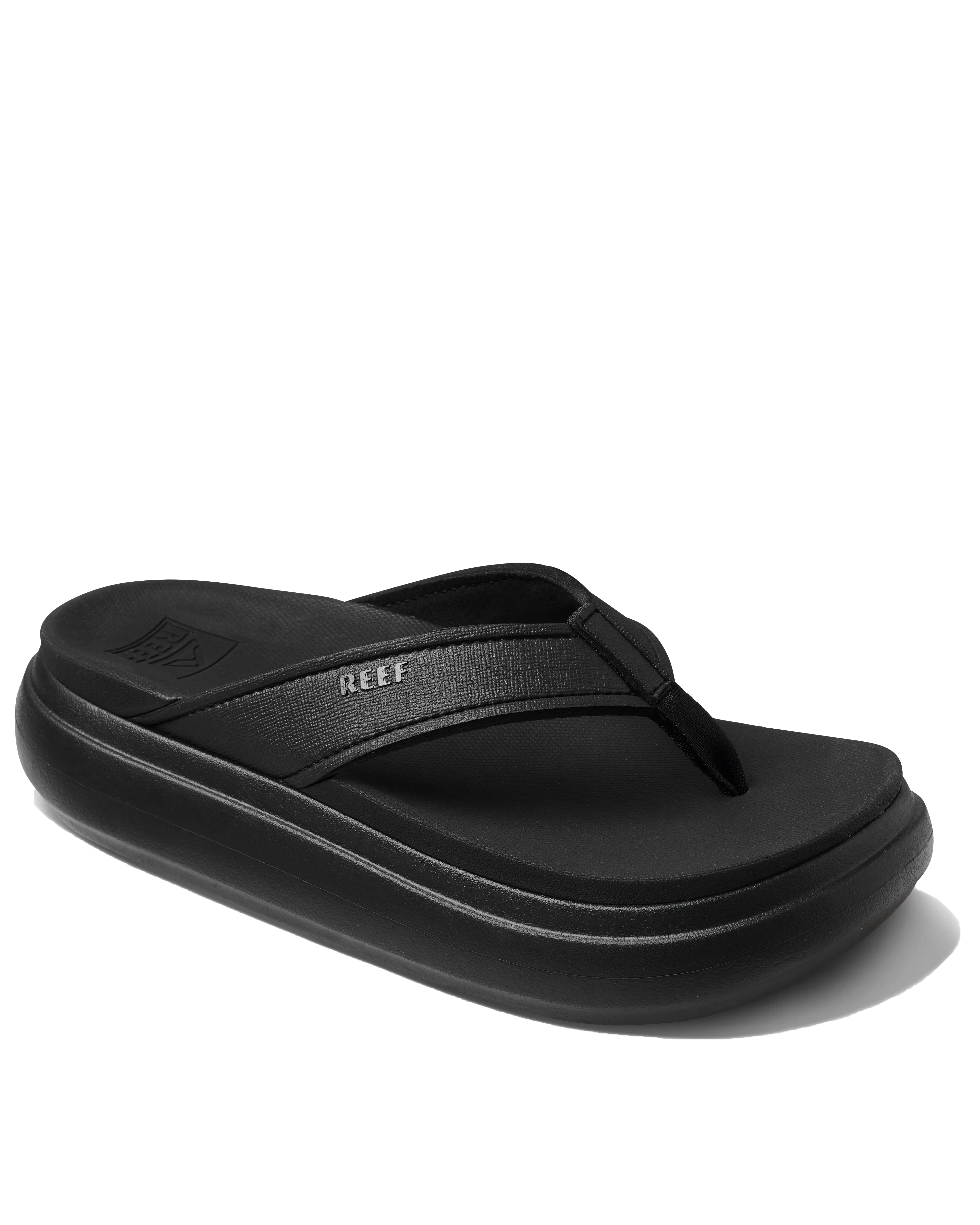 Cushion Bondi Flip Flops In BlackandBlack