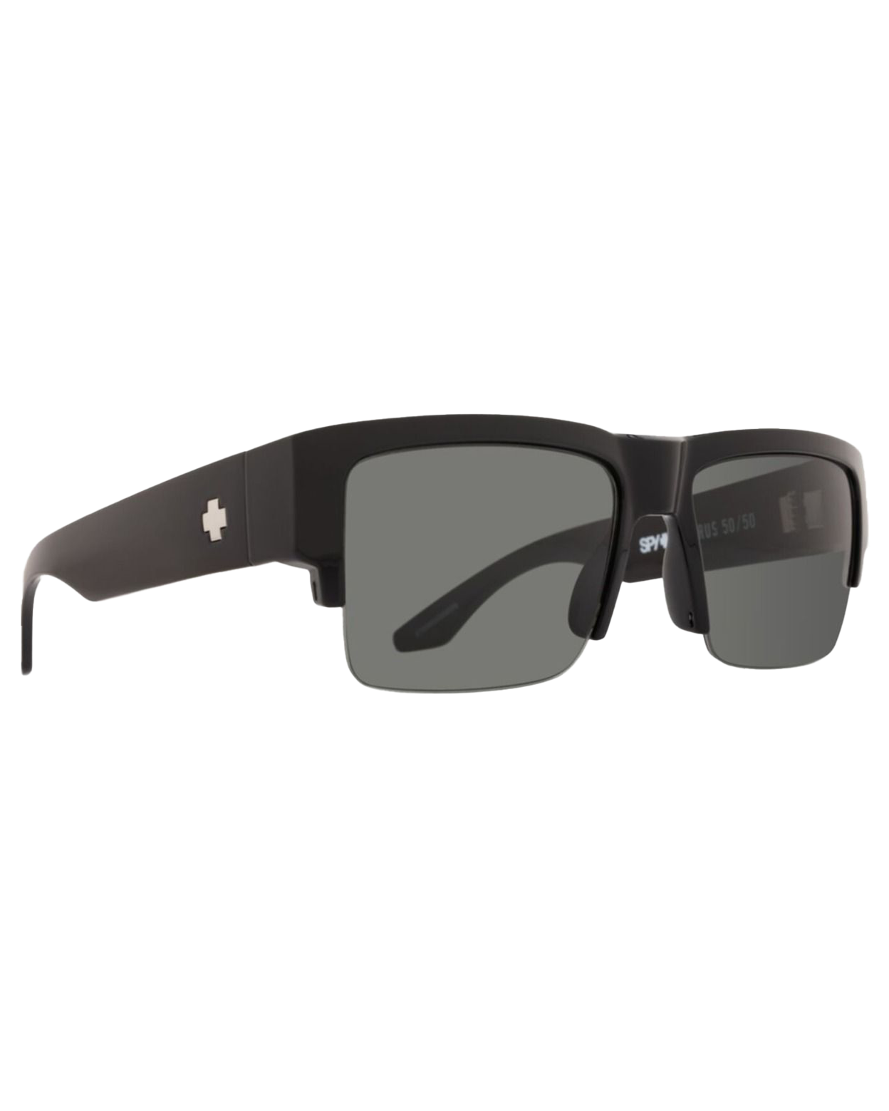 Cyrus 5050 Polarised Sunglasses In Soft Matte BlackandHd Plus Grey Green