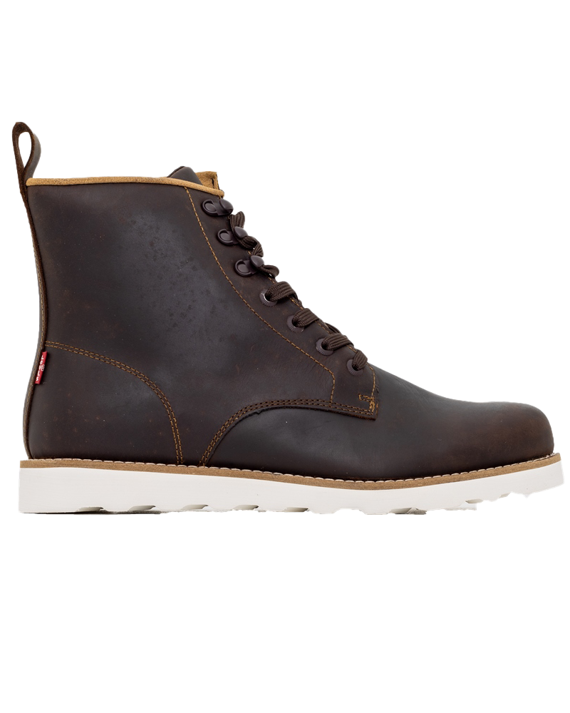 Darrow Wedge Boots In Dark Brown