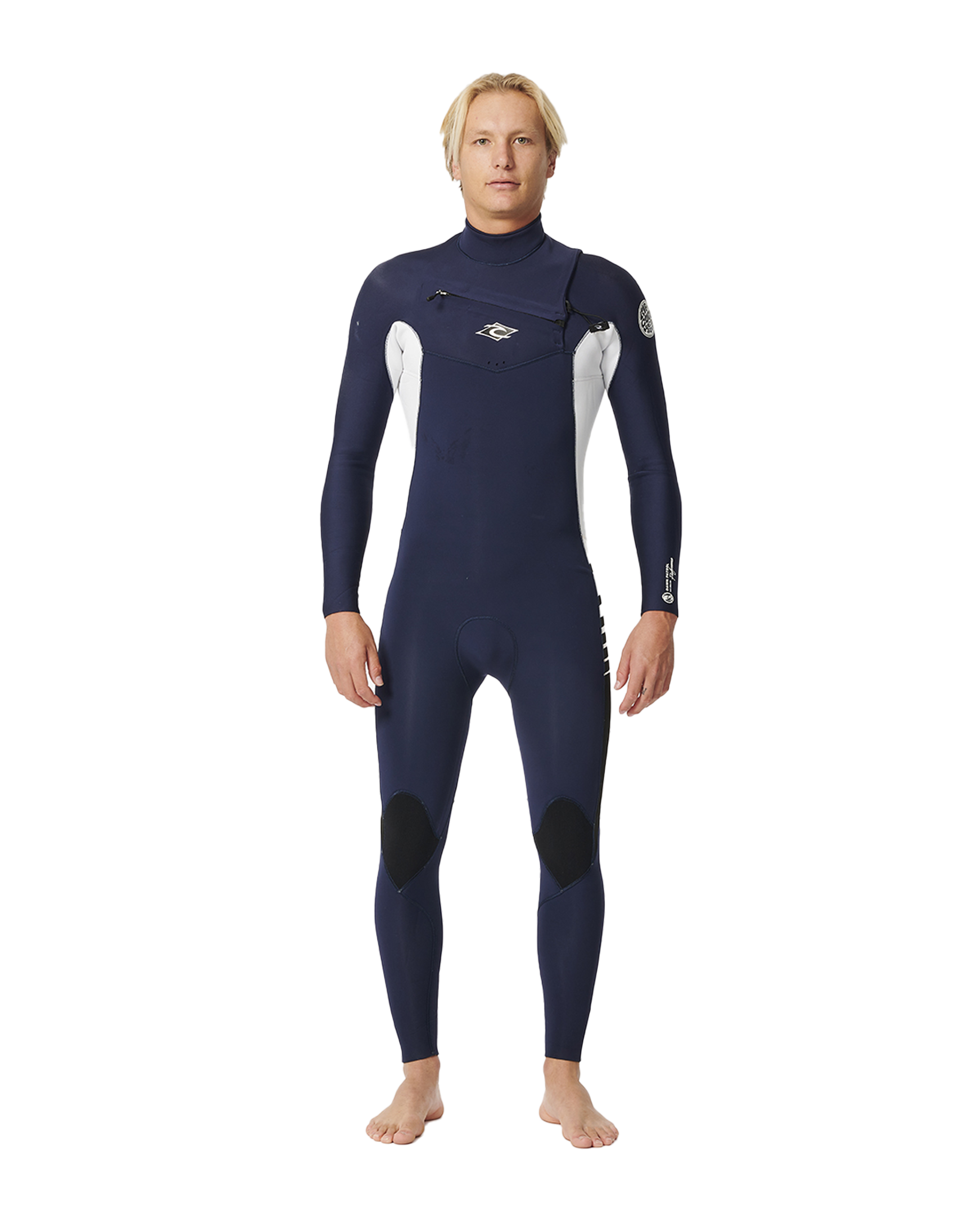Dawn Patrol Performance 3/2mm Chest Zip Wetsuit In Navy