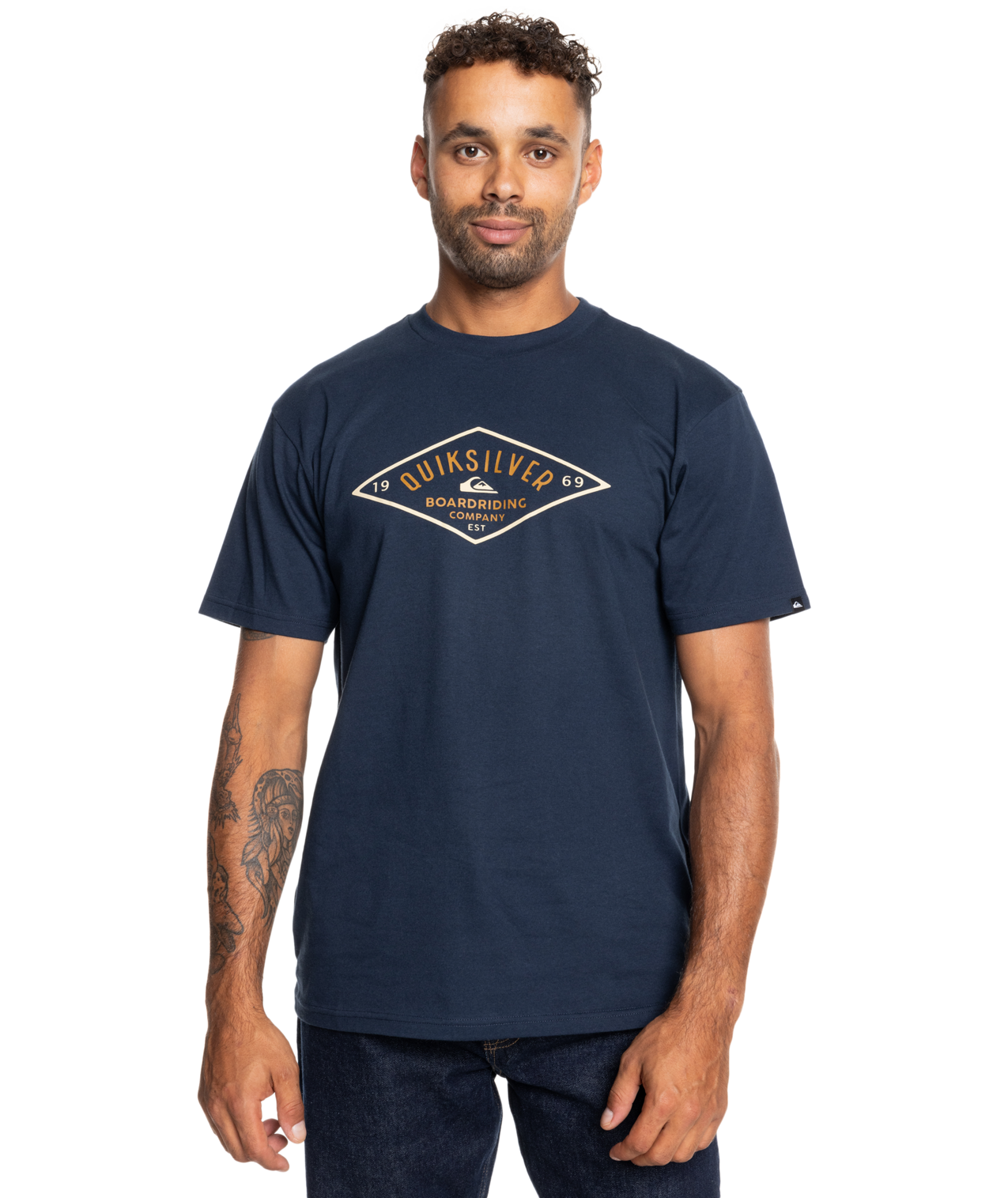 Diamond Logo T-shirt In Navy Blazer