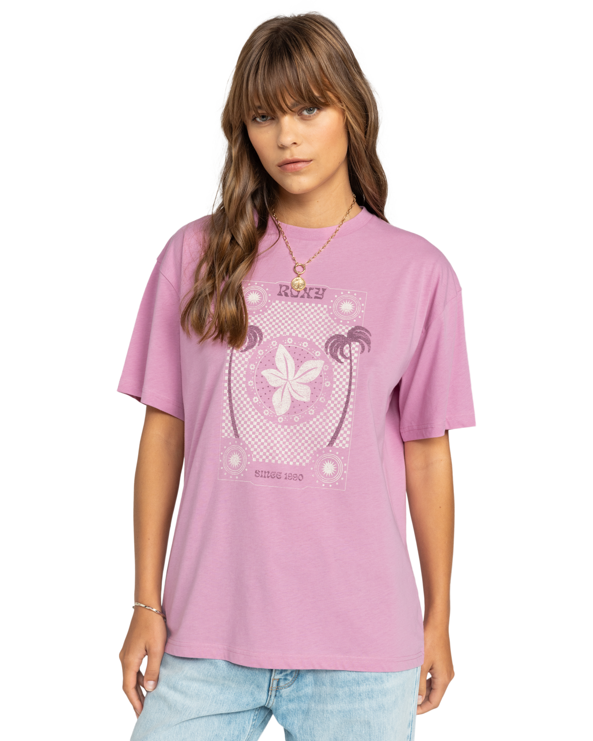 Dreamers T-shirt In Mauve Orchid