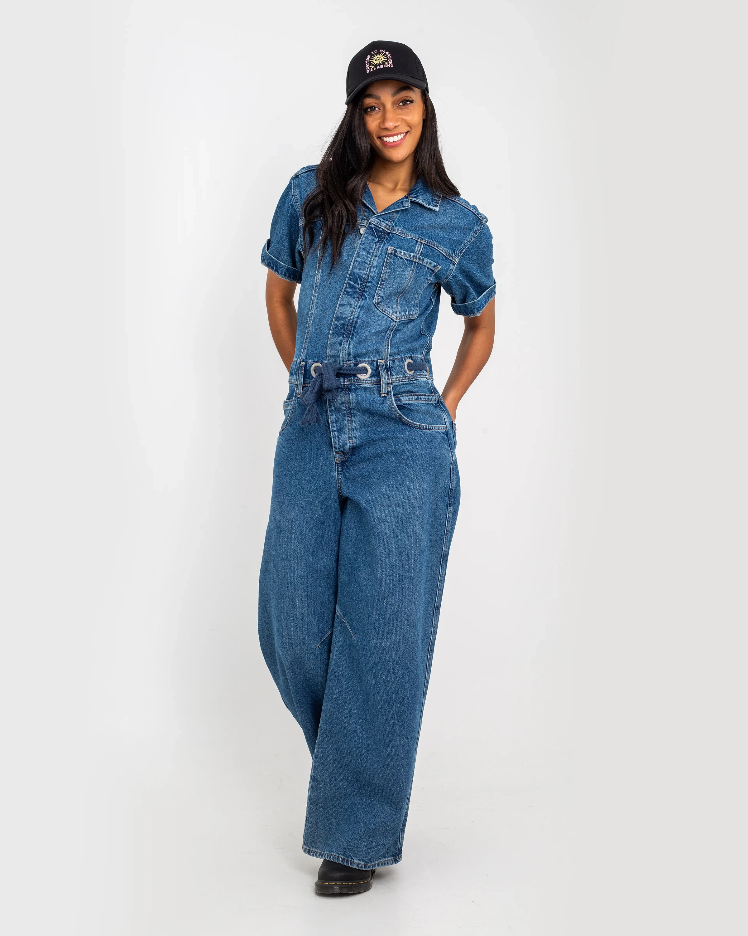 Edison Jumpsuit In Cape Blue