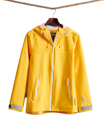 Essentials Harpa Waterproof Jacket In Springs Yellow